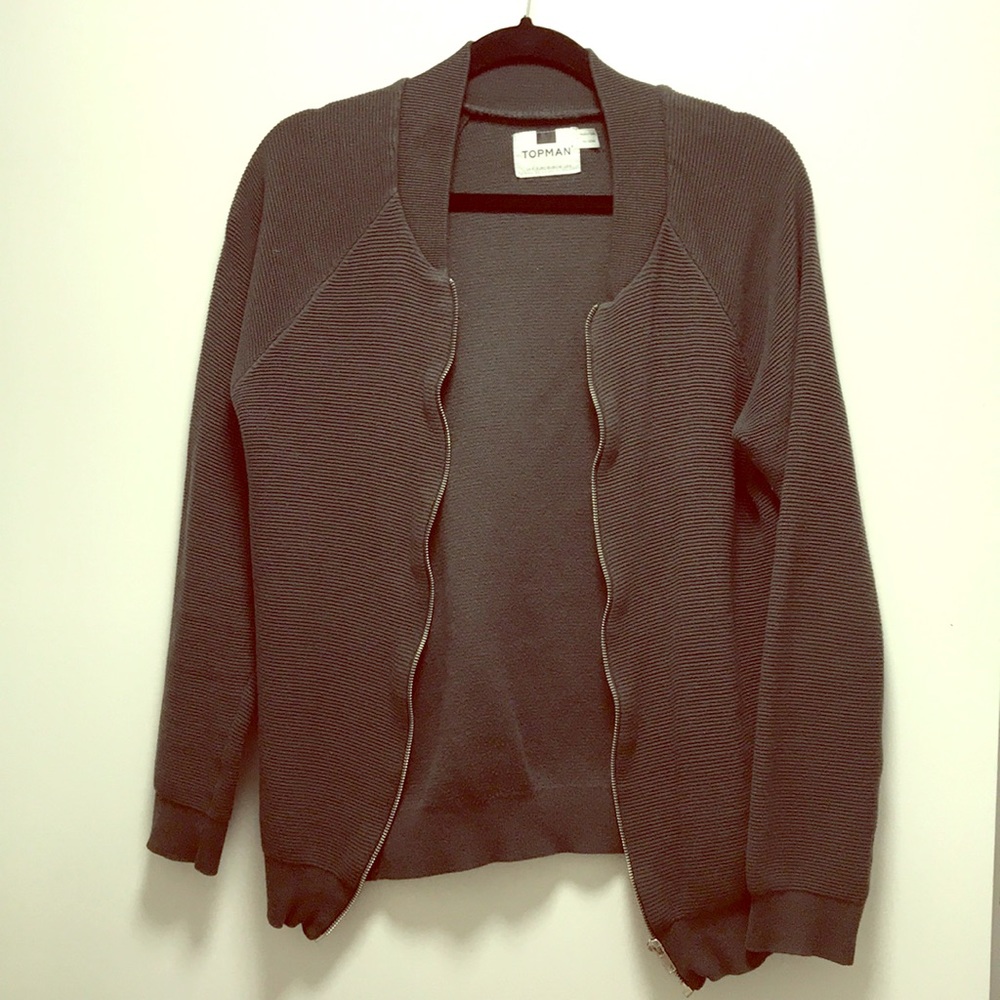 Men’s TOPMAN zipper sweater
